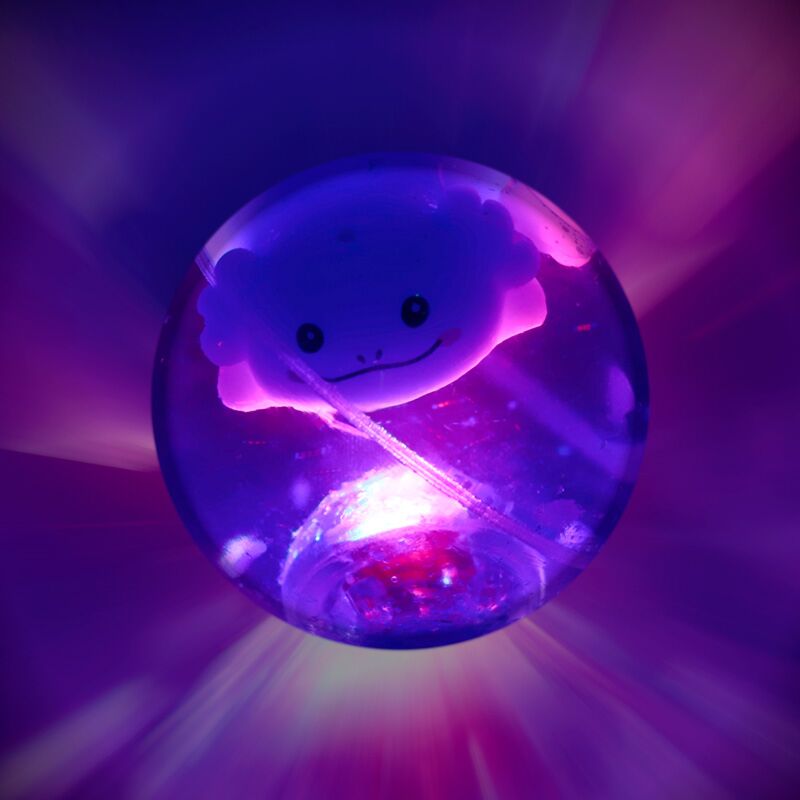 Afbeelding laden in galerijviewer, Axolotl hoogstuiterende led flitsende stuiterbal
