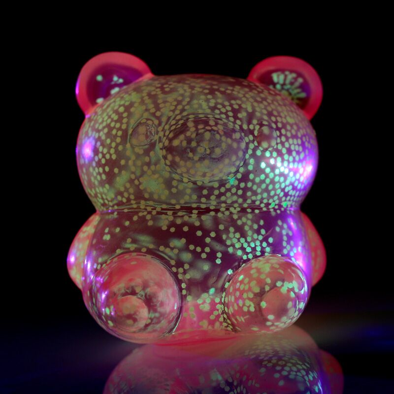Afbeelding laden in galerijviewer, Beer maltose knijpbaar glow in the dark stress speelgoed
