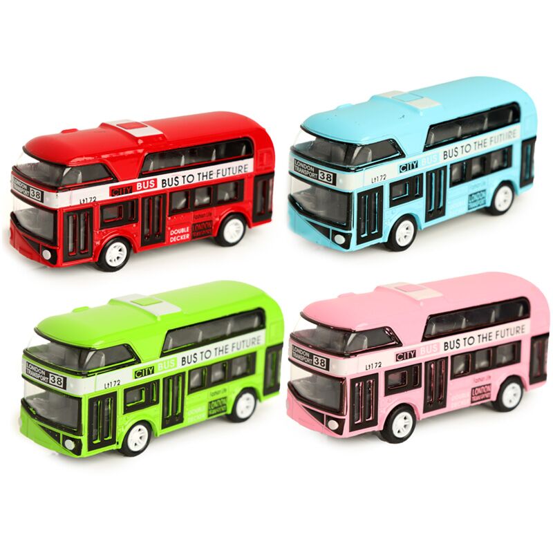 Afbeelding laden in galerijviewer, Diecast terugtrek bus
