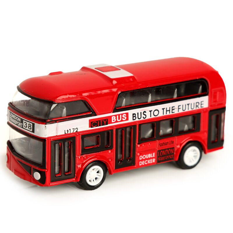 Afbeelding laden in galerijviewer, Diecast terugtrek bus
