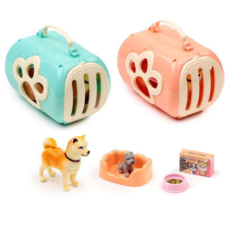 Afbeelding laden in galerijviewer, Shiba inu hond 5-delige mini huisdier draagset
