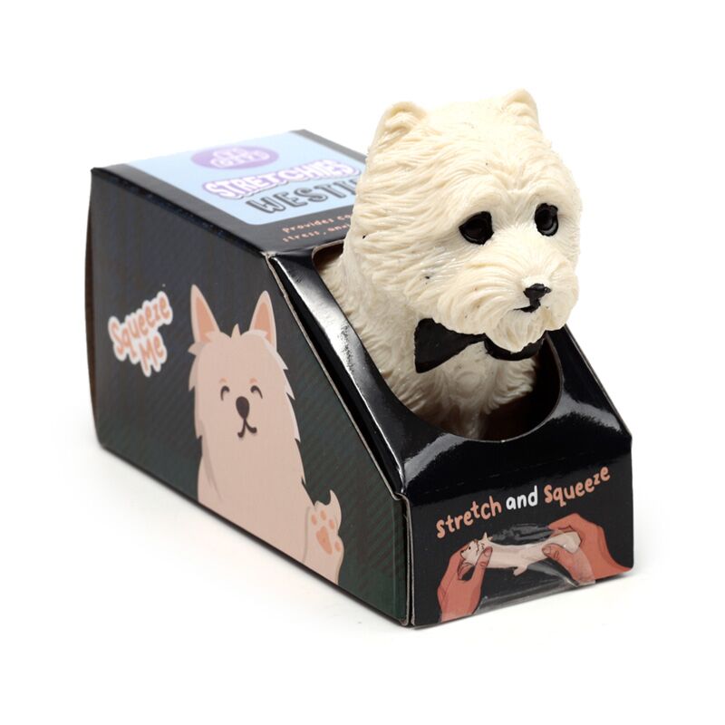 Afbeelding laden in galerijviewer, Stretch speelgoed west highland terrier hond
