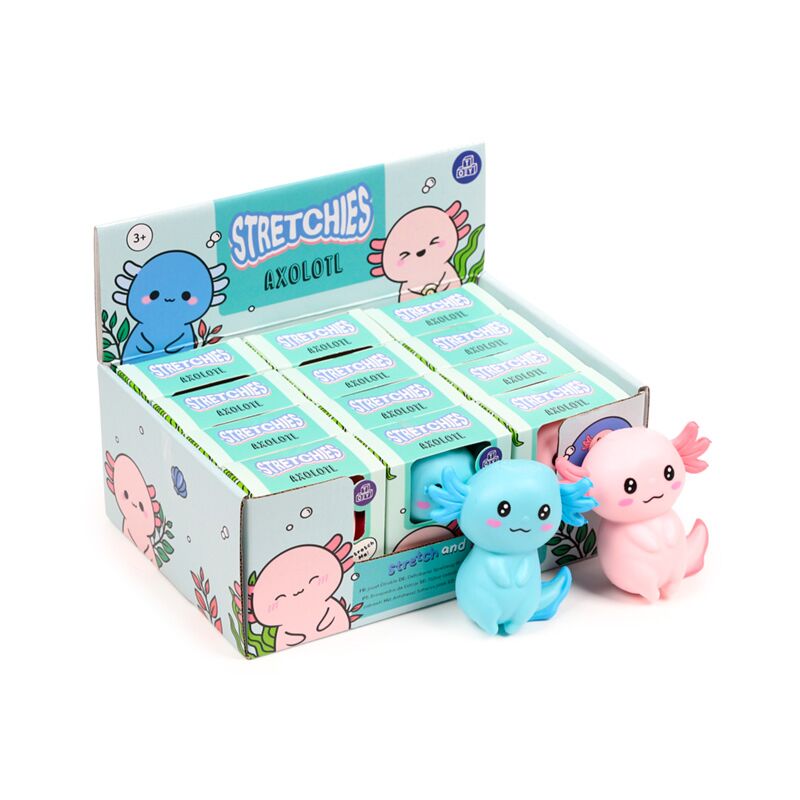 Afbeelding laden in galerijviewer, Stretch knijp speelgoed axolotl
