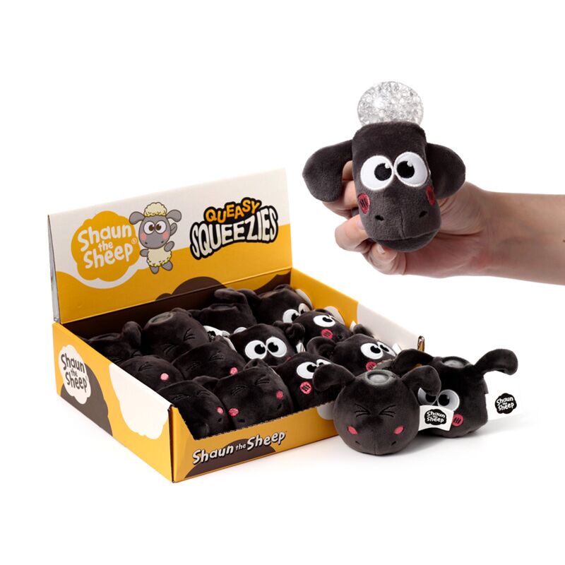 Afbeelding laden in galerijviewer, Queasy squeezies kawaii shaun het schaap knijp speelgoed
