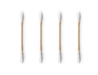 The eco gang wattenstaafjes - 100 stuks - wit