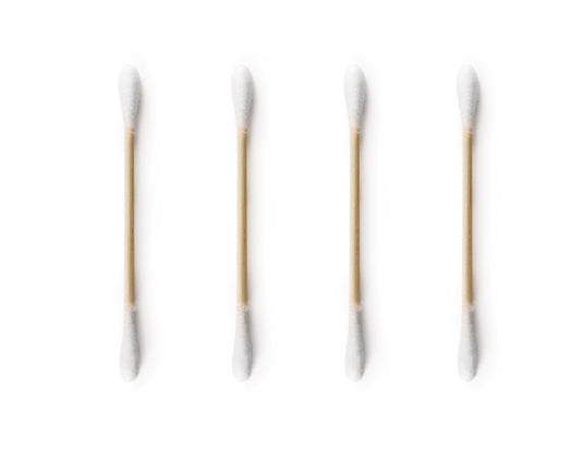 The eco gang wattenstaafjes - 100 stuks - wit
