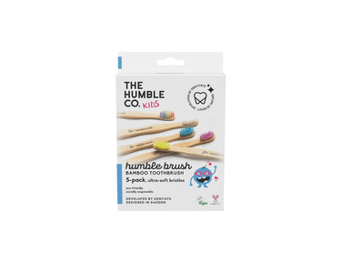 The humble co. tandenborstels bamboe - kids - 5 stuks