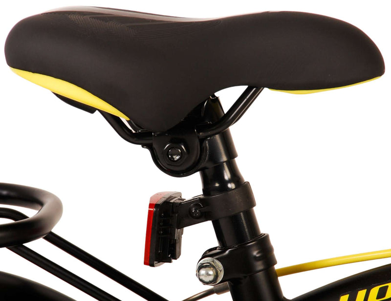 Afbeelding laden in galerijviewer, Volare Thombike Kinderfiets - Jongens - 12 inch - Zwart Geel - Twee Handremmen
