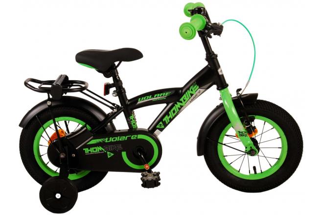 Afbeelding laden in galerijviewer, Volare Thombike Kinderfiets - Jongens - 12 inch - Zwart Groen
