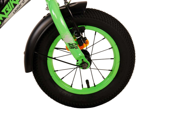 Afbeelding laden in galerijviewer, Volare Thombike Kinderfiets - Jongens - 12 inch - Zwart Groen

