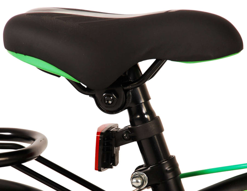 Afbeelding laden in galerijviewer, Volare Thombike Kinderfiets Jongens 12 inch Zwart Groen Twee Handremmen
