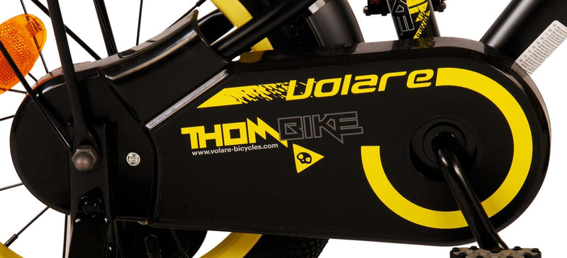 Afbeelding laden in galerijviewer, Volare Thombike Kinderfiets - Jongens - 14 inch - Zwart Geel
