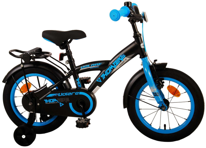 Afbeelding laden in galerijviewer, Volare Thombike Kinderfiets - Jongens - 14 inch - Zwart Blauw

