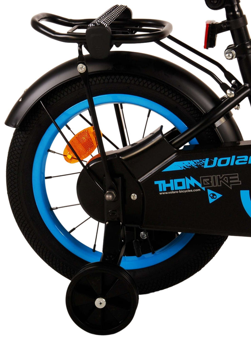 Afbeelding laden in galerijviewer, Volare Thombike Kinderfiets - Jongens - 14 inch - Zwart Blauw
