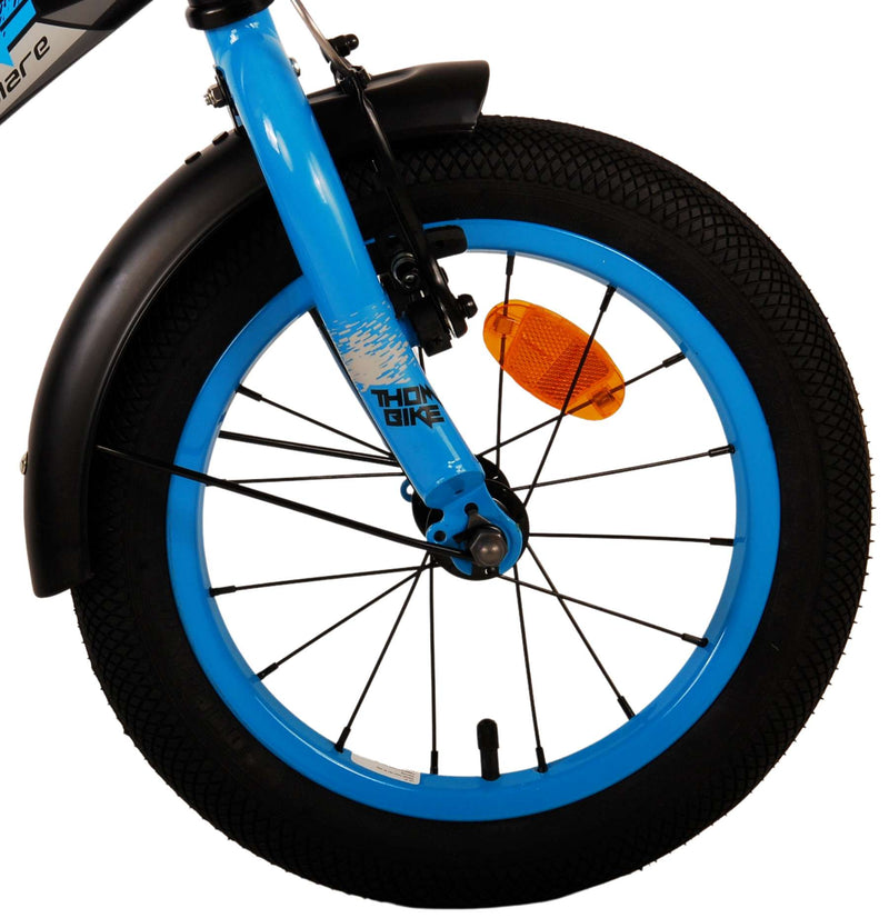 Afbeelding laden in galerijviewer, Volare Thombike Kinderfiets - Jongens - 14 inch - Zwart Blauw
