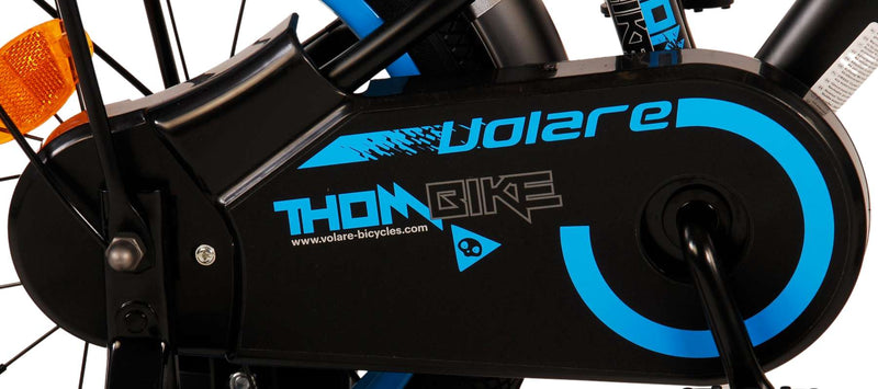 Afbeelding laden in galerijviewer, Volare Thombike Kinderfiets - Jongens - 14 inch - Zwart Blauw
