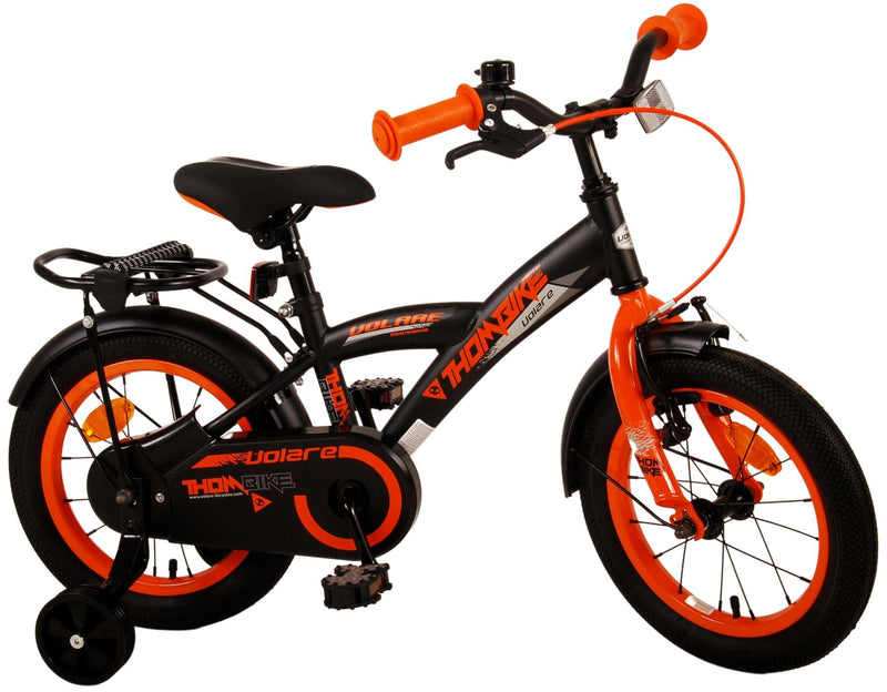 Afbeelding laden in galerijviewer, Volare Thombike Kinderfiets - Jongens - 14 inch - Zwart Oranje

