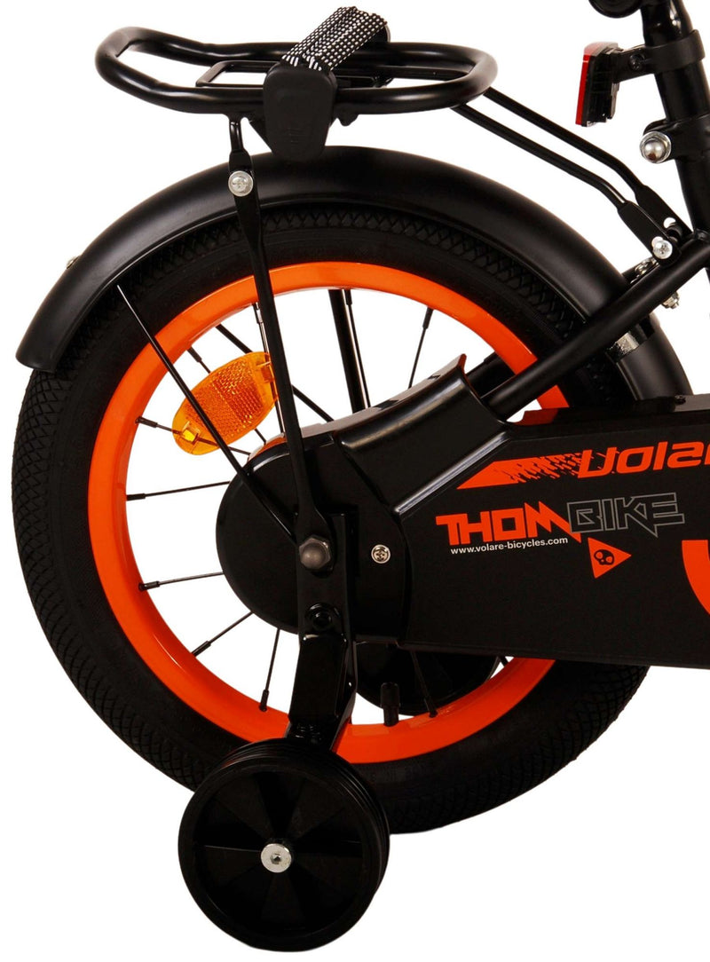 Afbeelding laden in galerijviewer, Volare Thombike Kinderfiets - Jongens - 14 inch - Zwart Oranje
