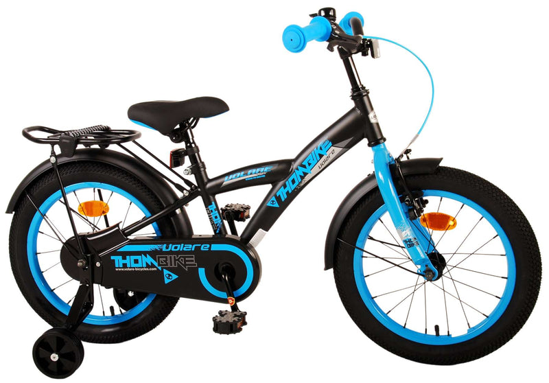 Afbeelding laden in galerijviewer, Volare Thombike Kinderfiets - Jongens - 16 inch - Zwart Blauw
