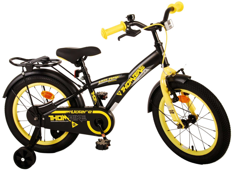 Afbeelding laden in galerijviewer, Volare Thombike Kinderfiets - Jongens - 16 inch - Zwart Geel
