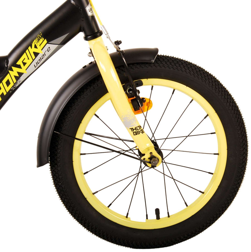 Afbeelding laden in galerijviewer, Volare Thombike Kinderfiets - Jongens - 16 inch - Zwart Geel

