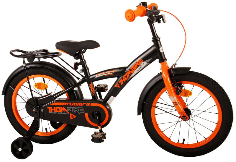 Afbeelding laden in galerijviewer, Volare Thombike Kinderfiets - Jongens - 16 inch - Zwart Oranje
