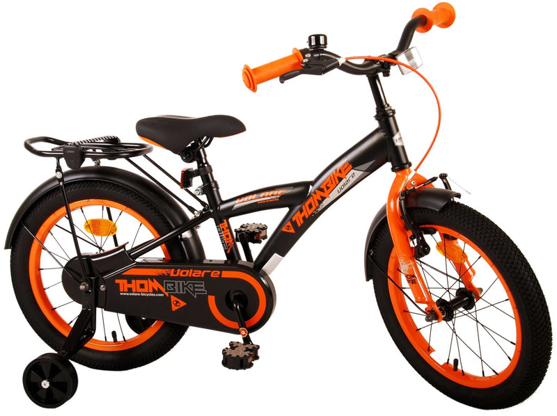 Afbeelding laden in galerijviewer, Volare Thombike Kinderfiets - Jongens - 16 inch - Zwart Oranje
