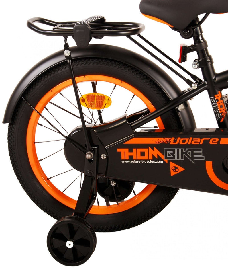 Afbeelding laden in galerijviewer, Volare Thombike Kinderfiets - Jongens - 16 inch - Zwart Oranje
