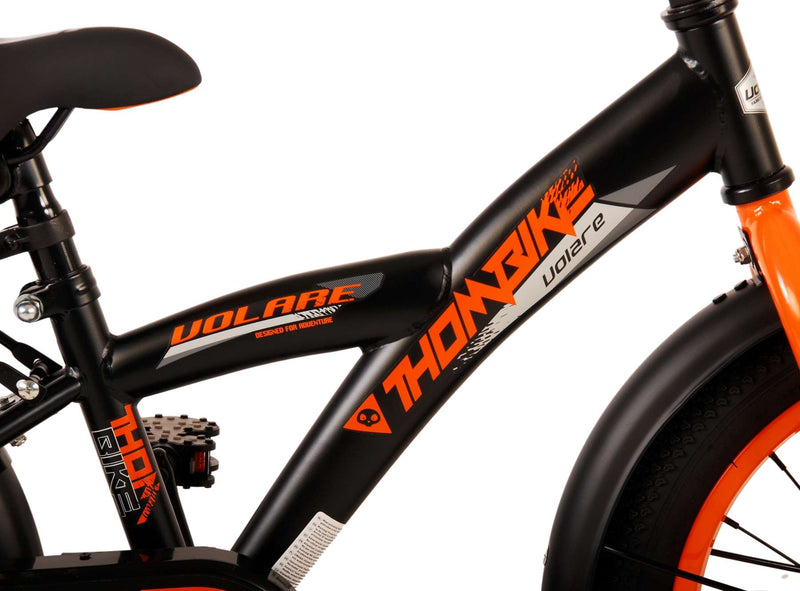 Afbeelding laden in galerijviewer, Volare Thombike Kinderfiets - Jongens - 16 inch - Zwart Oranje
