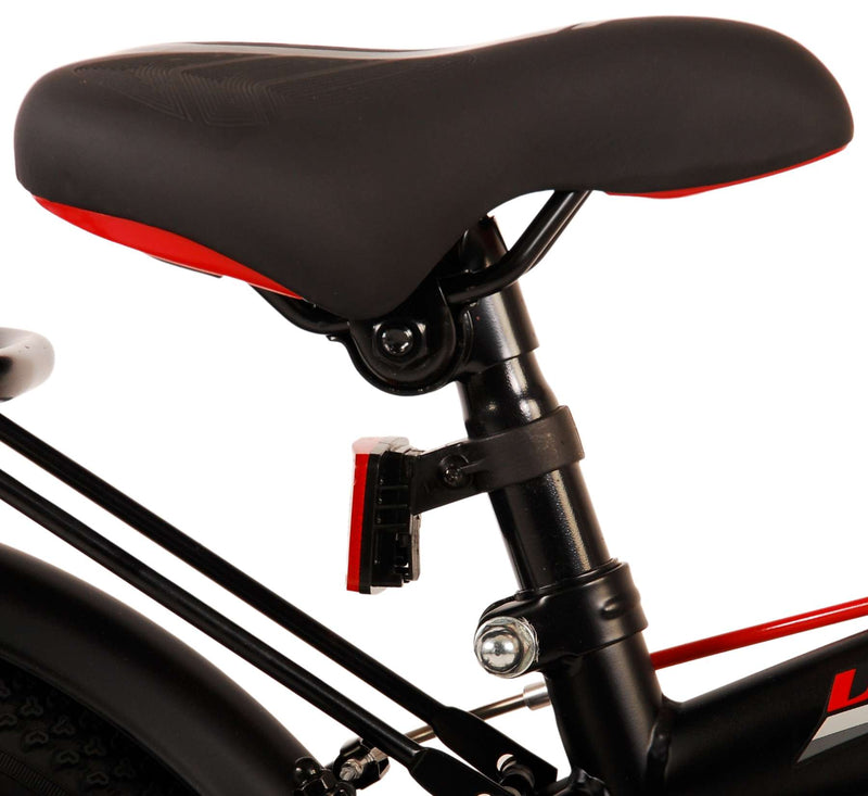 Afbeelding laden in galerijviewer, Volare Thombike Kinderfiets - Jongens - 16 inch - Zwart Rood - Twee Handremmen
