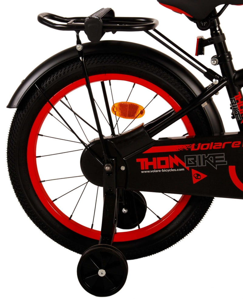 Afbeelding laden in galerijviewer, Volare Thombike Kinderfiets - Jongens - 18 inch - Zwart Rood
