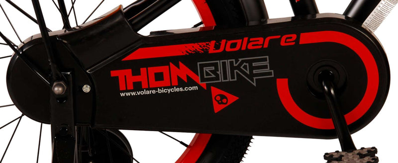 Afbeelding laden in galerijviewer, Volare Thombike Kinderfiets - Jongens - 18 inch - Zwart Rood
