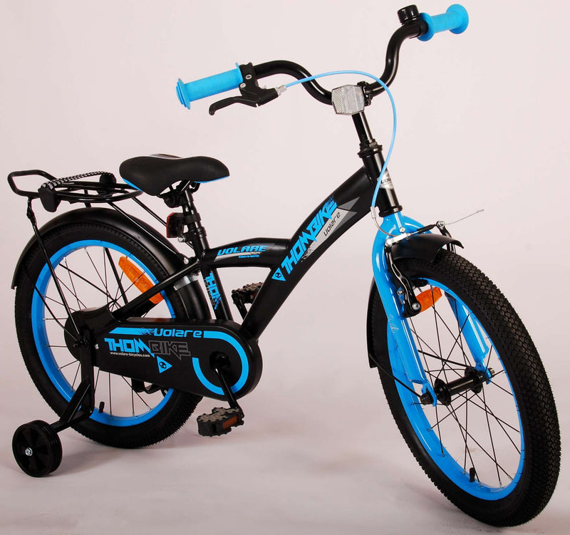 Afbeelding laden in galerijviewer, Volare Thombike Kinderfiets - Jongens - 18 inch - Zwart Blauw
