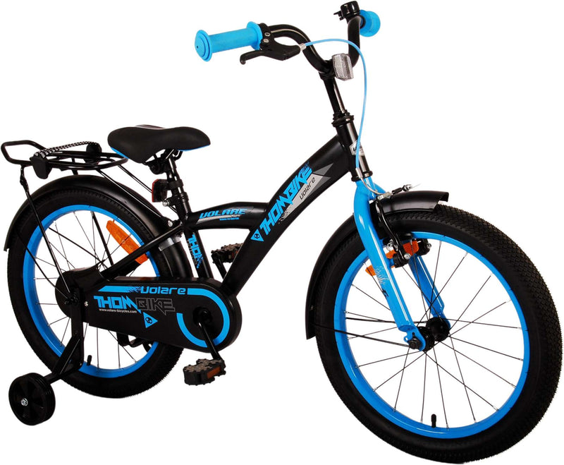 Afbeelding laden in galerijviewer, Volare Thombike Kinderfiets - Jongens - 18 inch - Zwart Blauw
