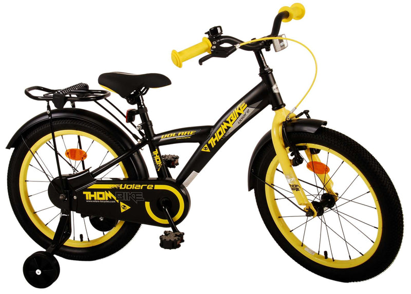Afbeelding laden in galerijviewer, Volare Thombike Kinderfiets Jongens 18 inch Zwart Geel
