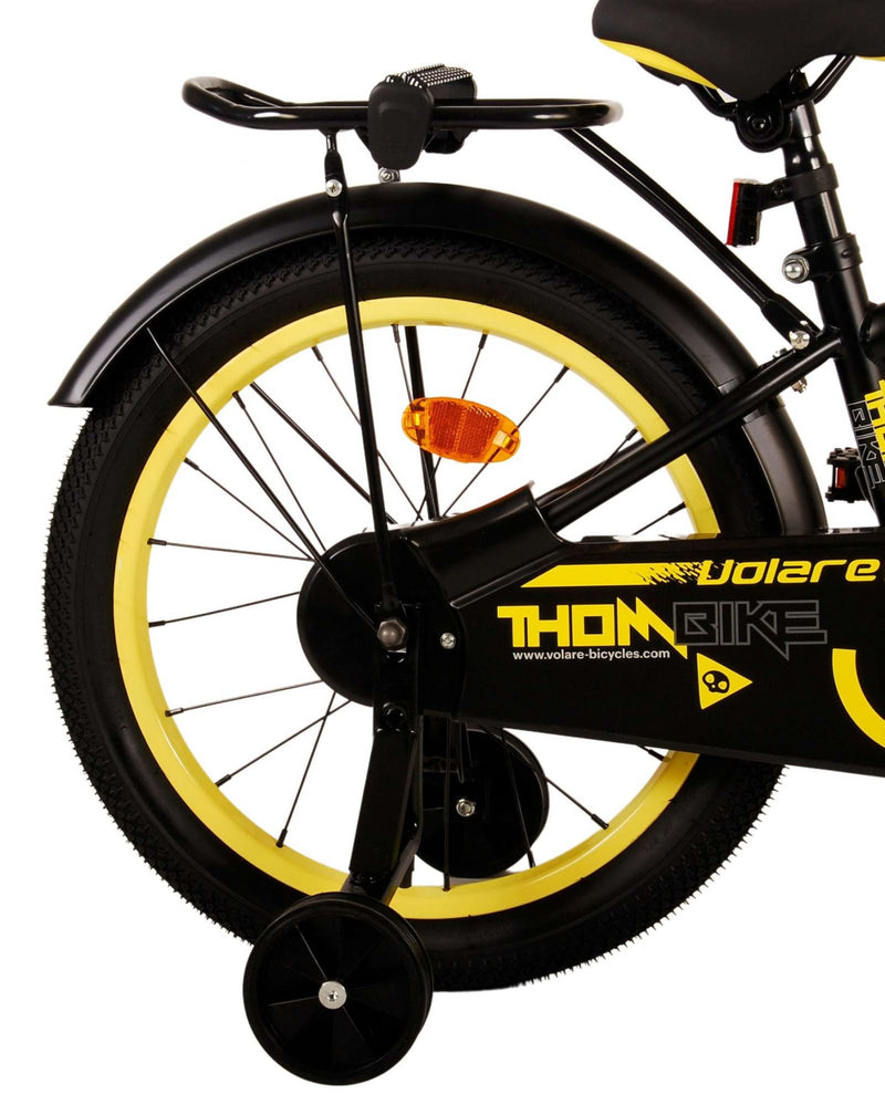 Afbeelding laden in galerijviewer, Volare Thombike Kinderfiets Jongens 18 inch Zwart Geel
