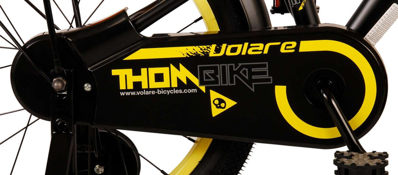 Afbeelding laden in galerijviewer, Volare Thombike Kinderfiets Jongens 18 inch Zwart Geel
