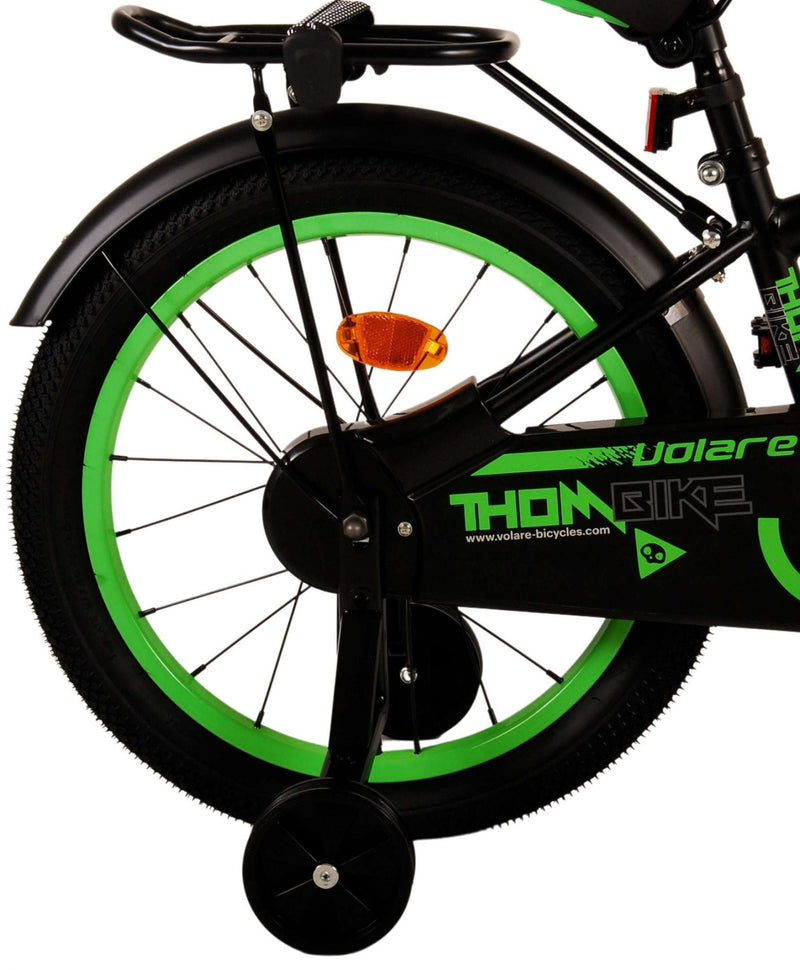 Afbeelding laden in galerijviewer, Volare Thombike Kinderfiets Jongens 18 inch Zwart Groen
