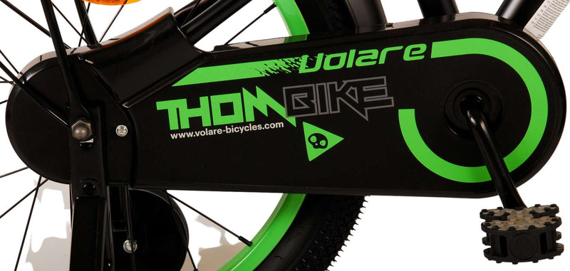 Afbeelding laden in galerijviewer, Volare Thombike Kinderfiets Jongens 18 inch Zwart Groen
