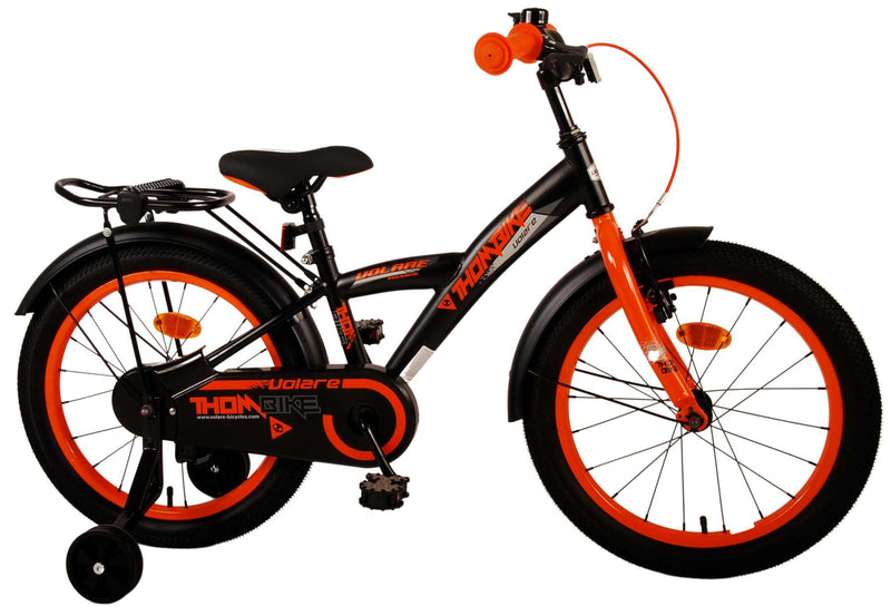 Afbeelding laden in galerijviewer, Volare Thombike Kinderfiets Jongens 18 inch Zwart Oranje
