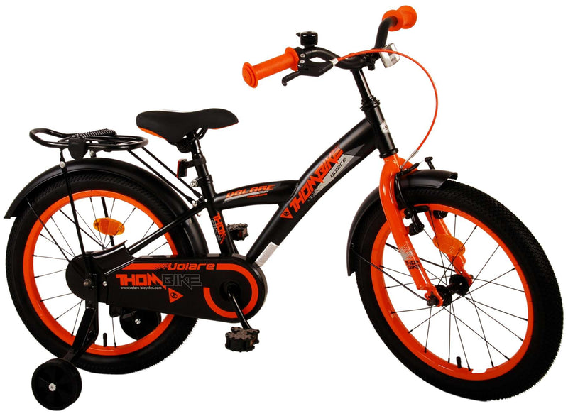 Afbeelding laden in galerijviewer, Volare Thombike Kinderfiets Jongens 18 inch Zwart Oranje

