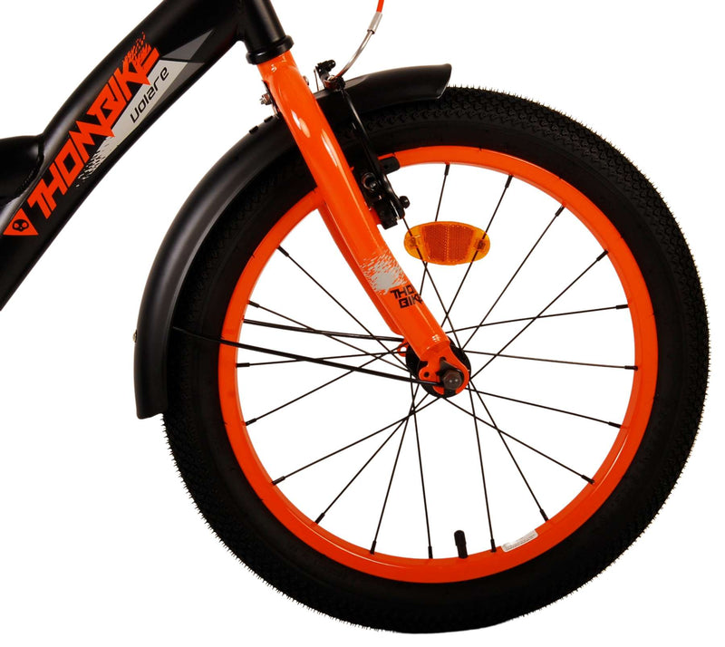 Afbeelding laden in galerijviewer, Volare Thombike Kinderfiets Jongens 18 inch Zwart Oranje
