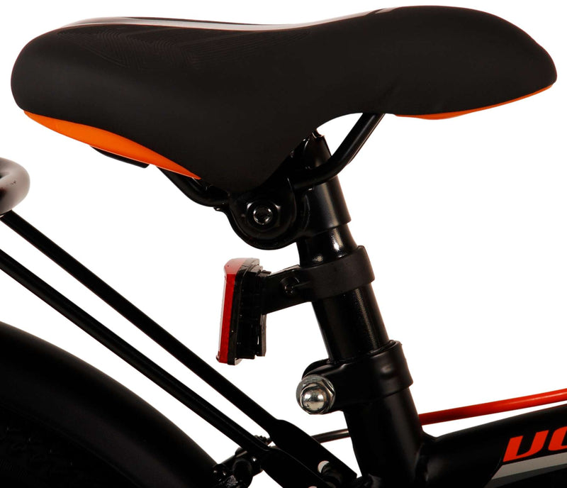 Afbeelding laden in galerijviewer, Volare Thombike Kinderfiets Jongens 18 inch Zwart Oranje Twee handremmen
