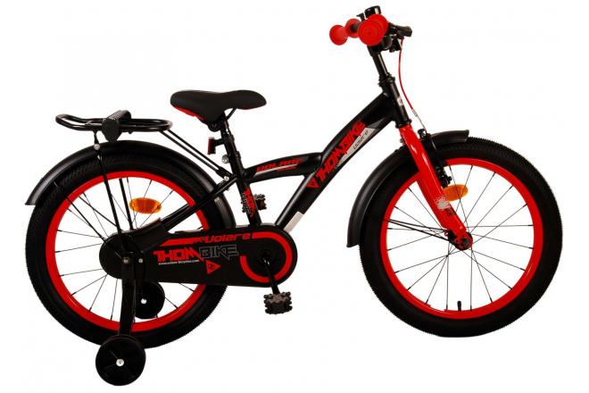 Afbeelding laden in galerijviewer, Volare Thombike Kinderfiets - Jongens - 18 inch - Zwart Rood
