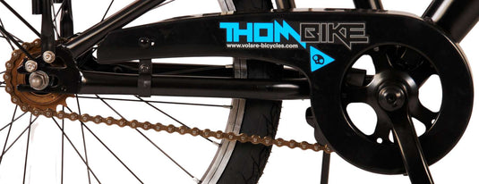 Volare Thombike Kinderfiets Jongens 20 inch Zwart Blauw Twee Handremmen