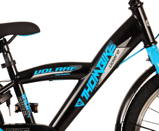 Volare Thombike Kinderfiets Jongens 20 inch Zwart Blauw Twee Handremmen