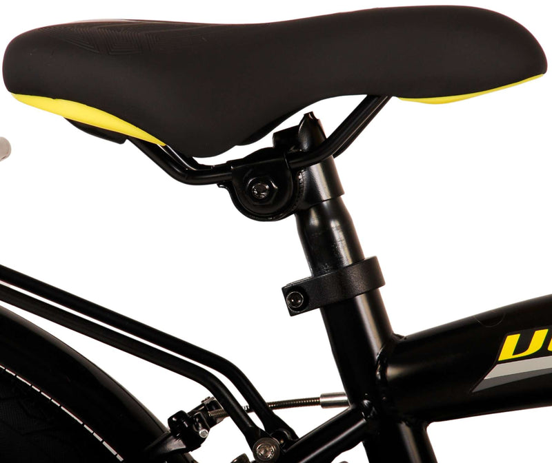 Afbeelding laden in galerijviewer, Volare Thombike Kinderfiets - Jongens - 20 inch - Zwart Geel - Twee Handremmen
