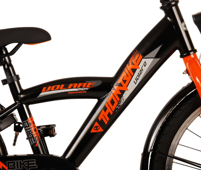 Afbeelding laden in galerijviewer, Volare Thombike Kinderfiets Jongens 20 inch Zwart Oranje
