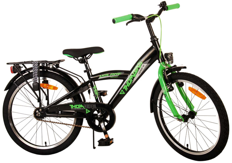 Afbeelding laden in galerijviewer, Volare Thombike Kinderfiets - Jongens - 20 inch - Zwart Groen
