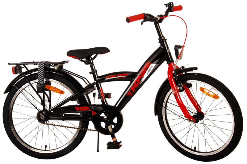 Afbeelding laden in galerijviewer, Volare Thombike Kinderfiets - Jongens - 20 inch - Zwart Rood

